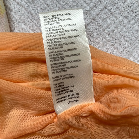 (SOLD) FREE PEOPLE Mesh Sheer Ruched Tank Size XL - Picture 12 of 14